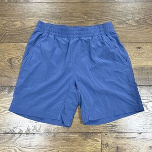 Rhone‎ Shorts Mens Small Blue Gym Drawstring Stretch Lightweight 6.5" Inseam